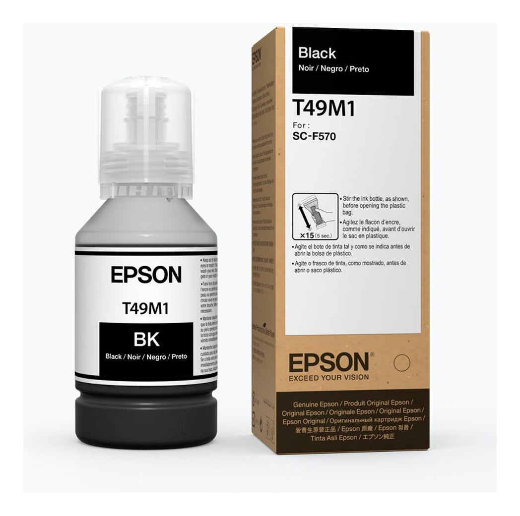 Botella de tinta Epson F170 T49M1 140ml Black