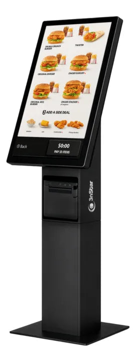 Totem de autoservicio 3nstar K7 23.8" A14 RK3576 - 4GB - 64GB - Storage 80mm - 2D Scanner