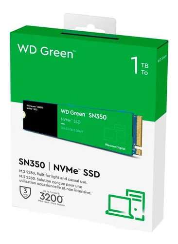 Disco Solido Ssd M.2 250gb Western Digital Sn350 Pcie Gen3
