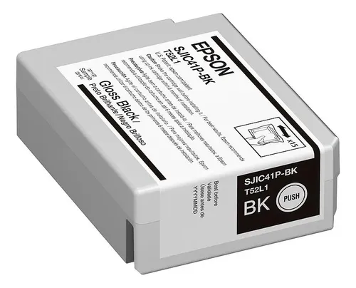 Cartucho De Tinta Epson Negro Brillante Para C4000u 50ml