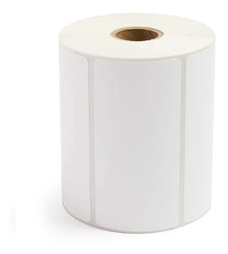 10 Rollo De Etiquetas Térmicas 100x50 X500 Buje 40mm 1 Banda
