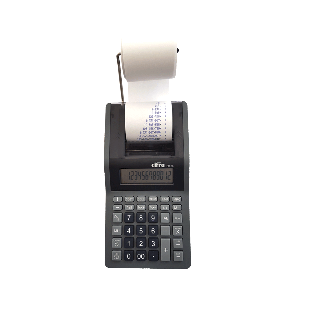 Calculadora Con Impresor Cifra Pr-26 Con Impresor