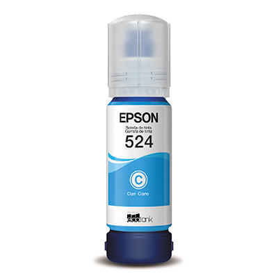 Botella de tinta Epson T524 Cyan para L6490 L15150 6000 PAG