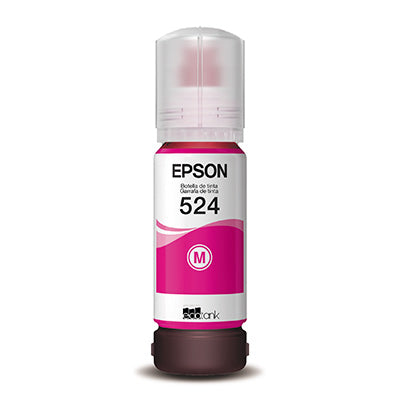 Botella de tinta Epson T524 Magenta para L6490 L15150 6000 PAG