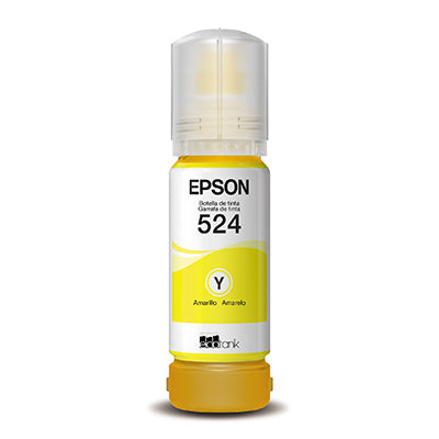 Botella de tinta Epson T524 Amarillo para L6490 L15150 6000 PAG