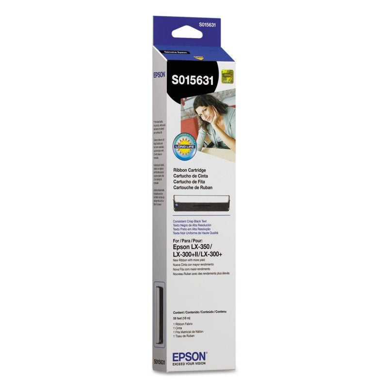 Cinta de Tinta Epson Para Impresora Lx350 y Lx300 Original S015631