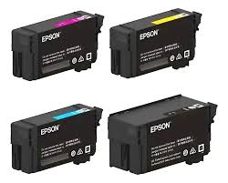 Combo X4 Cartucho De Tinta T40w Epson Plotter T3170 T5170 (50ml colores + 80ml negro)