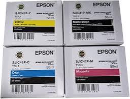 Juego de tintas Epson SJIC41P-NK para C4000u