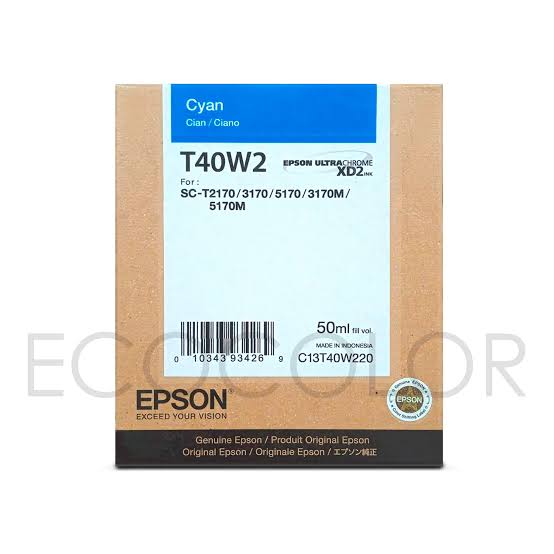 Tinta Epson para T3170 y T5170 cyan 50ml