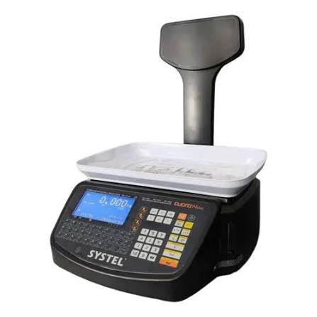 Balanza Comerical Systel Cuora Max St 30 Kg Usb Mástil Black