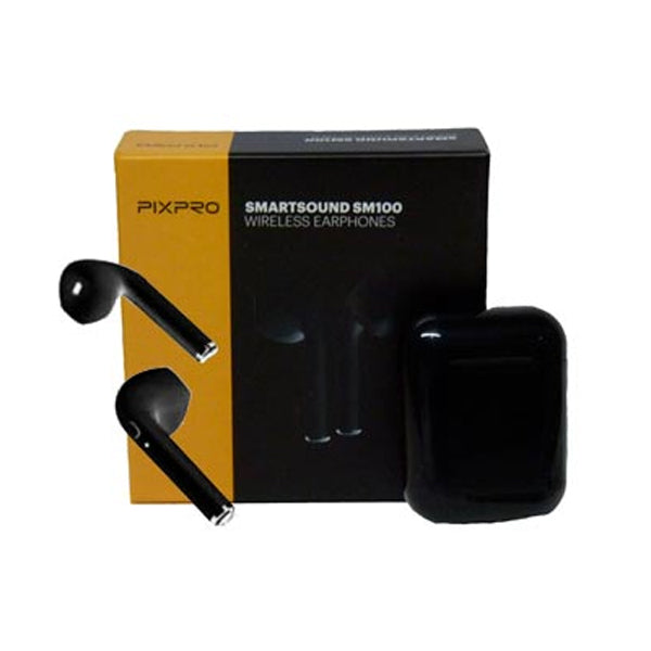 Auriculares Bluetooth Pixpro Sm100 In Ear Negros