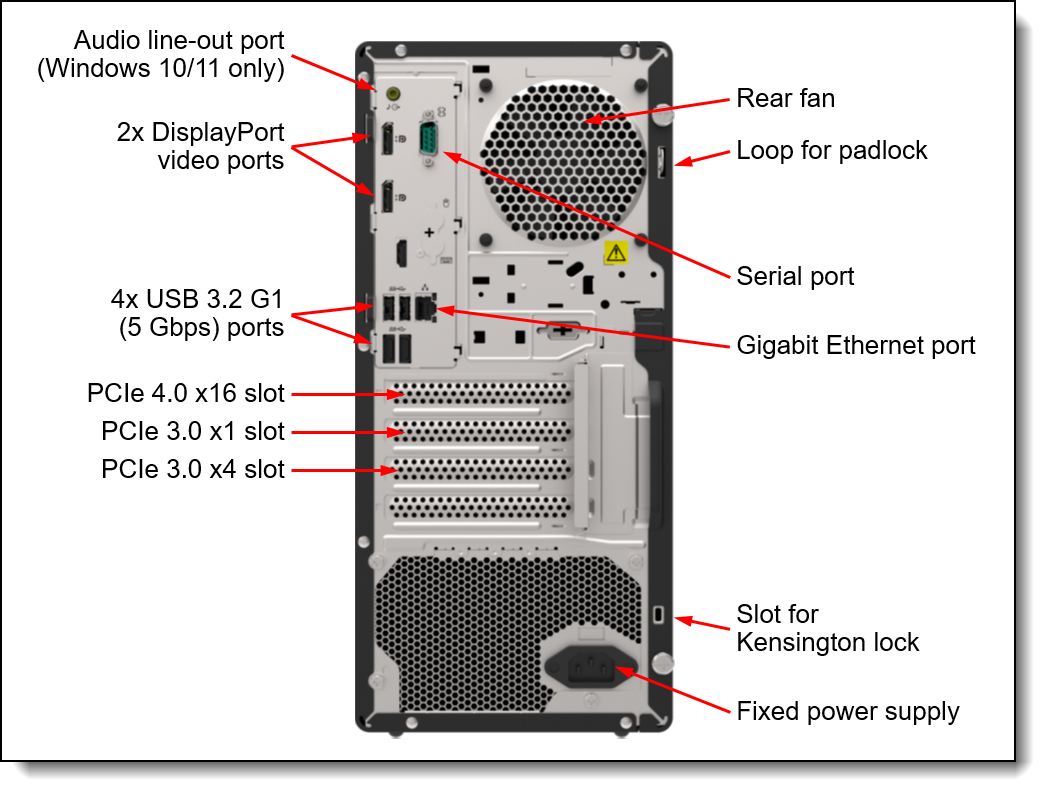 Servidor Lenovo St-50 V2 E-2324G 4C 16GB 2TB 500W