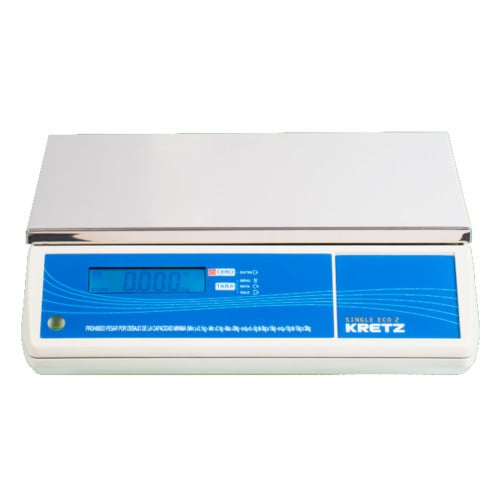 Balanza Electrónica Comercial Single Eco 2 Bateria 100hs 30kg Solo Peso
