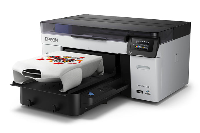Impresora De Remeras Epson Surecolor F2270 Dtg Y Dtf Sublimacion Textil Telas Directa