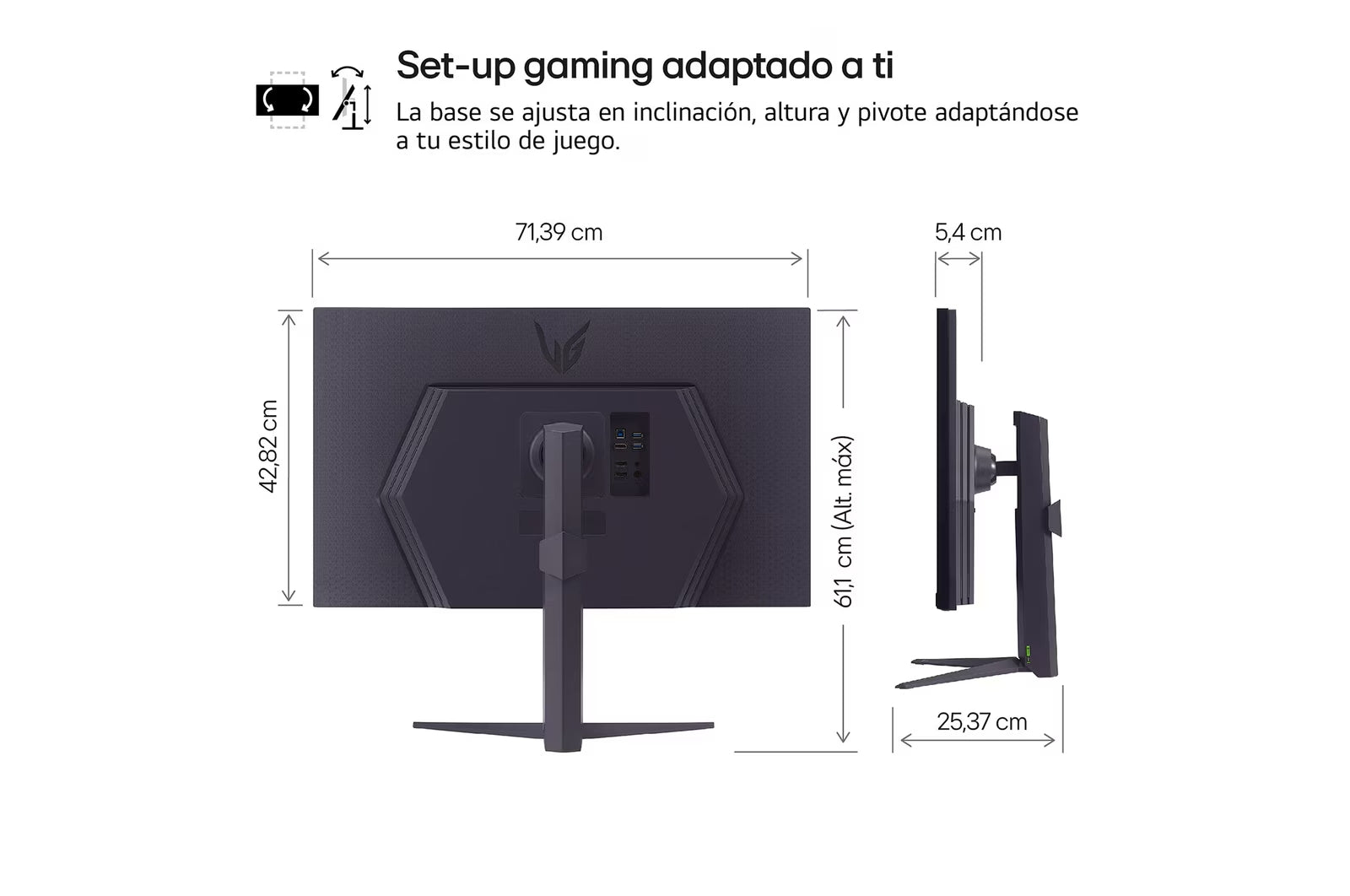 Monitor gamer Lg 32" 32GS85Q-B nano Ips qhd 180hz