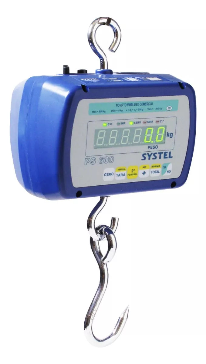 Balanza Systel Pilon 600kg Colgante