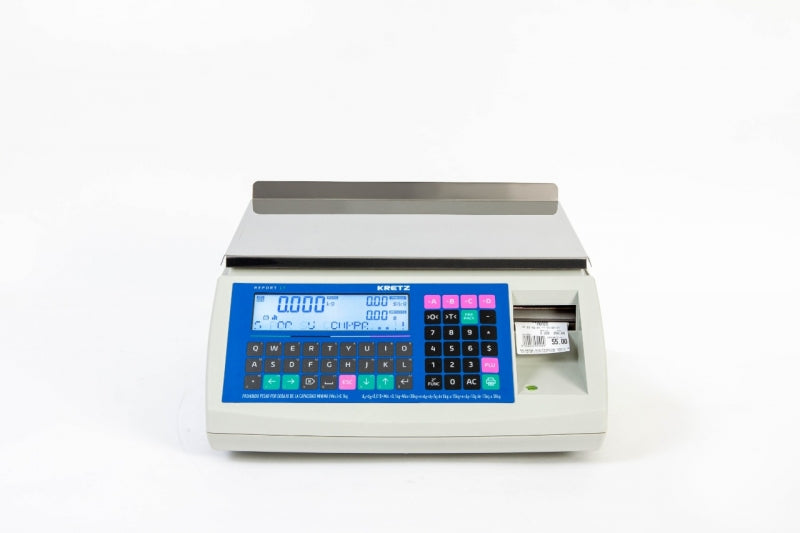 Balanza Comercial Kretz Report Lt 30Kg VISOR BAJO
