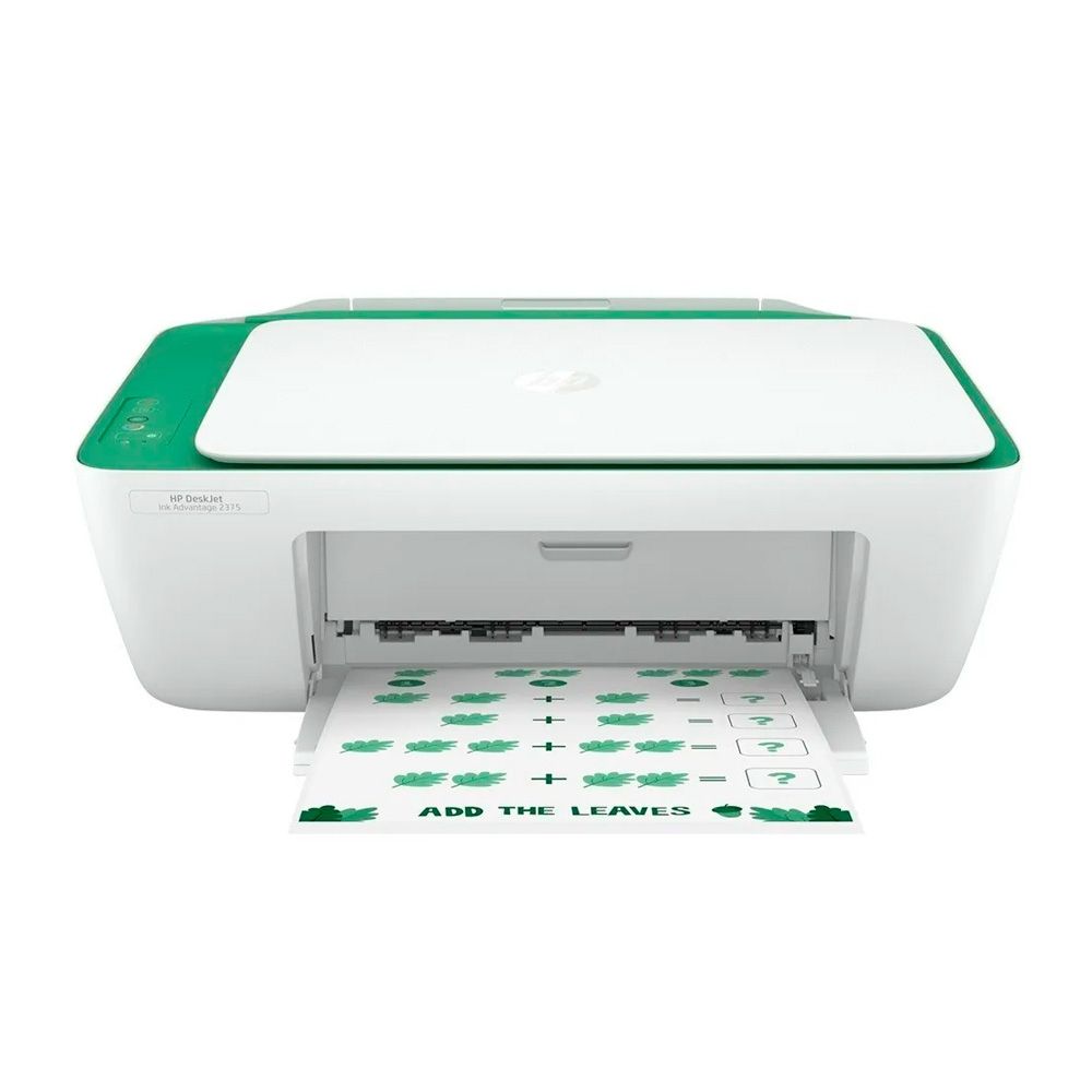 Impresora a color multifunción HP Deskjet Ink Advantage 2375 blanca y verde 100V/240V