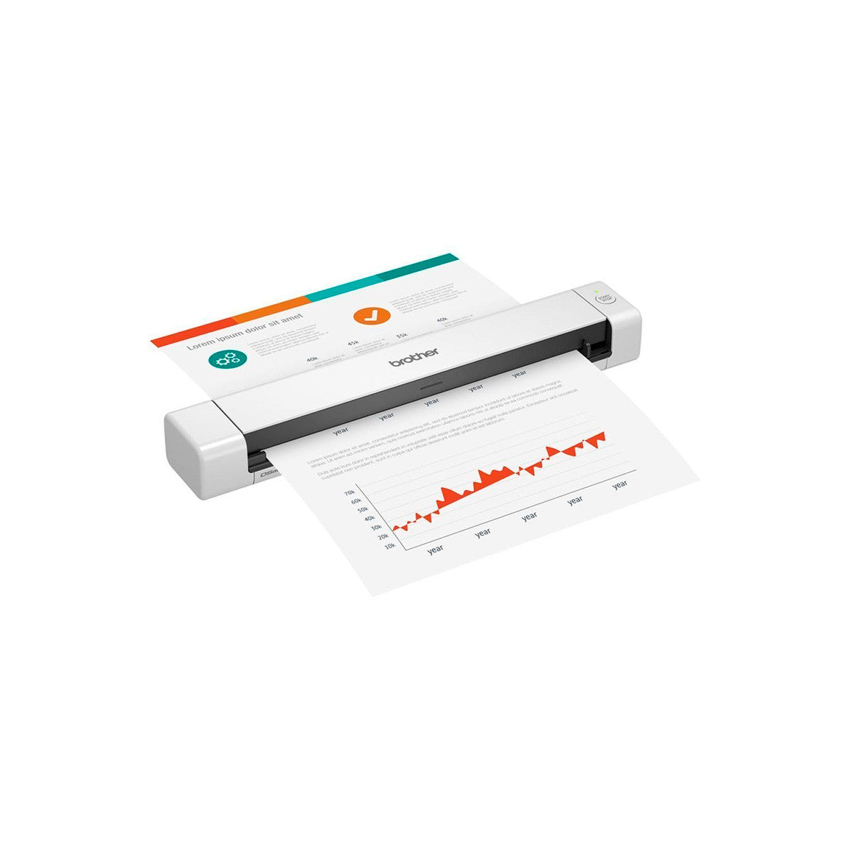 Escaner portatil Brother DS-640 a color A4